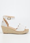 JAYDA3 Espadrille Wedge Heel - White
