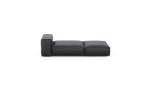 Lounger - Velvet - Dark Grey - 220CM X 84CM
