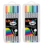- Bulk Pack Of 2 Expert Fine Line Pens - 12 Colours X 2