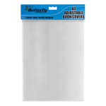 Butterfly Book Cover – A4 100M Clear Pre-cut Plastic Adjustable 10’S – SCH122