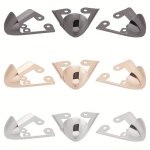 1PAIR Protective Metal Shoe Toe Caps Three Colors For Choice Anti-kick Concealment Decorative Cover For High Heels Durable Fashi