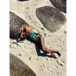 Bahamas One-piece Swimsuit Shimmer Jade - XL