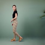 Skinny Smarty Pants Sand Leopard - 40