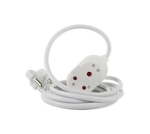Nexus Extension Cord White Dbl 5M 1.5MM 16A