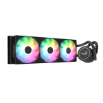 AeroCool Aerocol Abyss L360 Digital Display Argb Liquid Cooler – Black