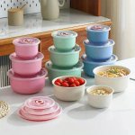 3PCS Set: Leakproof Bento Boxes With Lids - Multifunctional Food Storage Containers For School Office And Travel - Durable Porta
