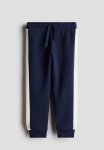 Printed Joggers - Blue & White