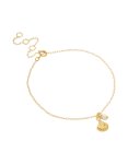 Goldair Gold Plated Sterling Silver Pearl & Shell Bracelet