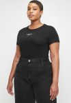 Tommy Hilfiger Plus Tjw Slim Essential Logo 1 Short Sleeve Ext - Black