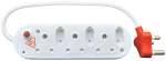 Acconet. Acconet 6-WAY Surge Protector With 3X 16A & 3X 5A Sockets