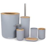 Heartdeco 6 Piece Bathroom Accessories Set