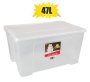 Storage Box Clear Alpha 47L 55X38X29CM
