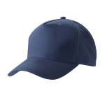 5 Panel Cotton Caps Navy - Ys Travel Bags