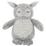 Made 4 Baby Plush Owl Grey & White Hair 25CM