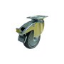 Castor Wheel - Rubber With Brake - 100MM - 4 Pack