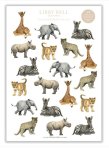 Safari Baby Sticker Sheet