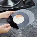 50PCS Pet Anti-static Vinyl Record Inner Sleeves - Durable Lp Protection Archival-quality Plastic Covers For 30.48CM 25.4CM 17.7
