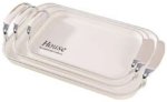 3 Piece Elegant Multi-purpose Rectangular Large Capacity Serving Tray Tray