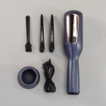 Enzo EN-998 Portable Rechargeable Electric Hair Straightener - Blue