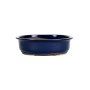 Japanese Ruri Glazed Oval Container - Small 235 L X 190 W X 80MM H