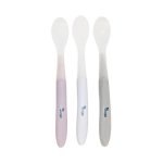B-soft Spoon Set 3 Pcs Grey White Pink