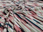 Printed Pleated Satin