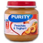 Purity Second Foods Yoghurt 125ML - From 7 Months - Peaches