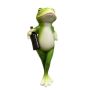 Frog Figurines Plant Decorations For Pots Garden Statue Resin