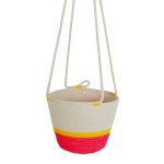 Hanging Planter - Flamingo Pink - Large