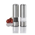 Electric Salt Or Pepper Grinders With LED Light - Pepmatik Set Of 2