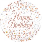 Rose Gold Sparkling Fizz Balloon