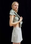 Tennis MINI Skirt In Drymove - Ecru
