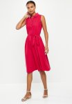 Polo Bianca Sleeveless Long Line Golfer Dress - Red