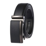 Men's Leather Belts Fashion Automatic Buckle Cowskin Male Belts