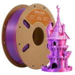 Eryone Dual Color Orange Red & Purple Silk Pla Filament For 3D Printers 1KG Spool 1.75MM Diameter