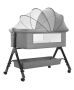 Multi Functional Comfort Baby Bed/ Crib With Mosquito Net Grey