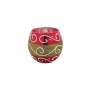 Goldair Gold / Red Xmas Rose Bowl 8CMX7CM