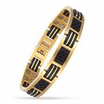 Uswel Ultra Strength Magnetic Bracelet - Magnetic Bracelets For Men Mens Carbon Fiber Titanium Bracelet Size Adjusting Tool And