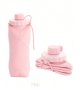 Collapsible Water Bottle Leakproof Reusable Bpa Free Silicone - Pink