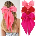 3PCS Cute And Elegant Hair Bow Versatile Ribbon Bow Hair Accessories Party Decoration Headgear Holiday Casual Hair Accessories Gift Photo Props