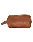 LS-AR304 Full Grain Genuine Leather Mens Toiletry Bag