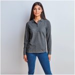 Ladies Long Sleeve Elemental Golf Shirt - White 4XL