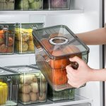 Fresh-keep Refrigerator Storage Box For Organised Fridge Storage
