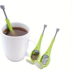 1PC Portable Tea Strainers Filters Infuser Stir Press Loose Leaf Tools Coffee Tea Bag Squeezer Tea Infuser Tea Strainer Filterin