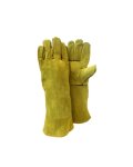 Pioneer Touch WELDER144 Premium Cowsplit Lined Welding Glove - Yellow
