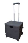 50L Heavy Duty Foldable Cart With Wheels And Pull Handle