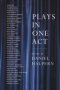 Plays In One Act   Paperback 2ND Ed.