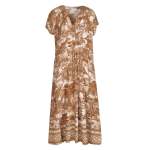 Jungle Toile Print Dress - Toast L xl