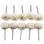 10 Pcs set Wool Polishing Head Wool Polishing Wheel Electric Grinder Accessories
