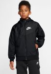 Nike B Nsw Wr Jkt Hd- Black & White